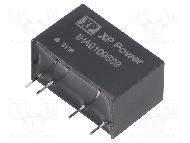 Converter: DC/DC; 1W; Uin: 8.1÷9.9V; 9VDC; Iout: 111mA; SIP7; 4.3g