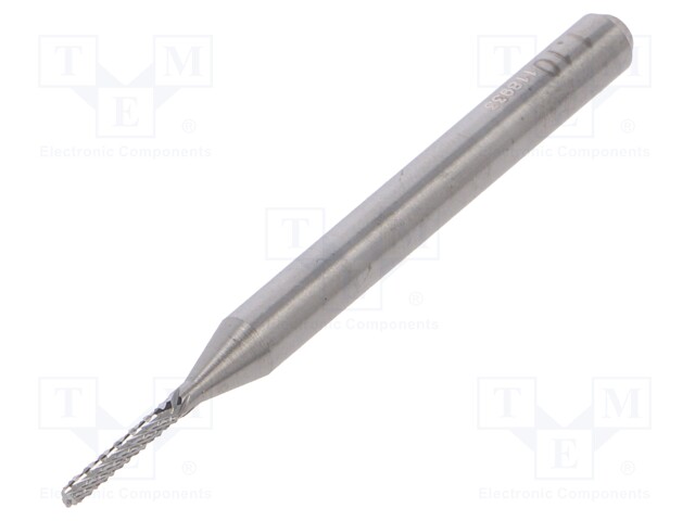 Diamond mill; Ø: 1.1mm; Ø: 3.175mm; L: 38.2mm; Working part len: 6mm