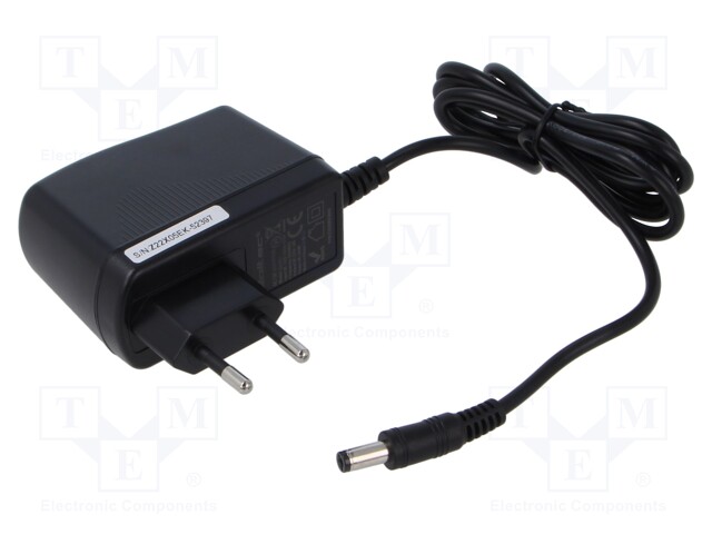 Power supply: switching; mains,plug; 12VDC; 3A; 24W; Plug: EU