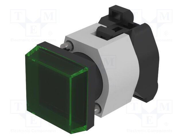 Control lamp; 22mm; OptoHiT; -40÷55°C; Ø22.3mm; IP65; green