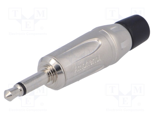 Plug; Jack 3,5mm; male; mono; straight; for cable; soldering