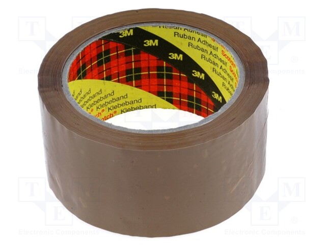 Packing tapes; L: 66m; Width: 48mm; Colour: brown