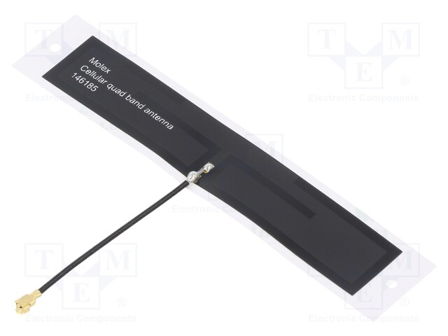 Antenna; GSM,LTE; 1.6dBi,3.4dBi,4.2dBi; linear; U.FL; Len: 50mm