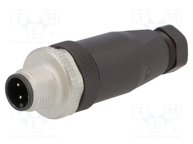 Plug; M12; PIN: 4; male; A code-DeviceNet / CANopen; for cable