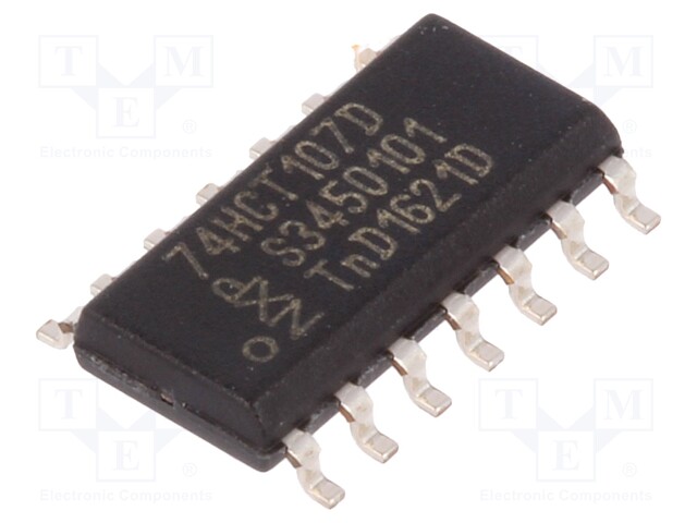 IC: digital; JK flip-flop; Channels: 2; IN: 4; HCT; SMD; SO14