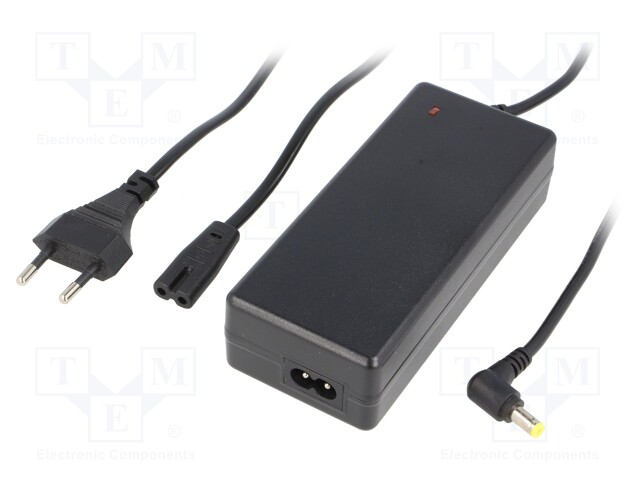 Power supply: switched-mode; 19VDC; 4.74A; Out: 5,5/1,7; 90W