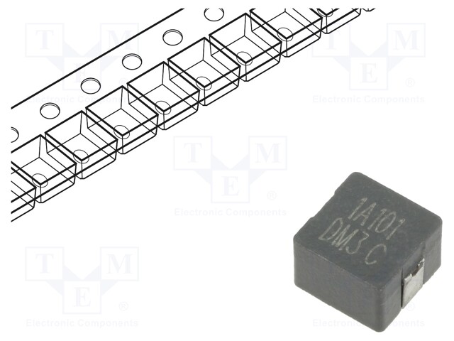 Inductor: wire; SMD; 100uH; Ioper: 1.5A; 240mΩ; ±20%; Isat: 2.7A