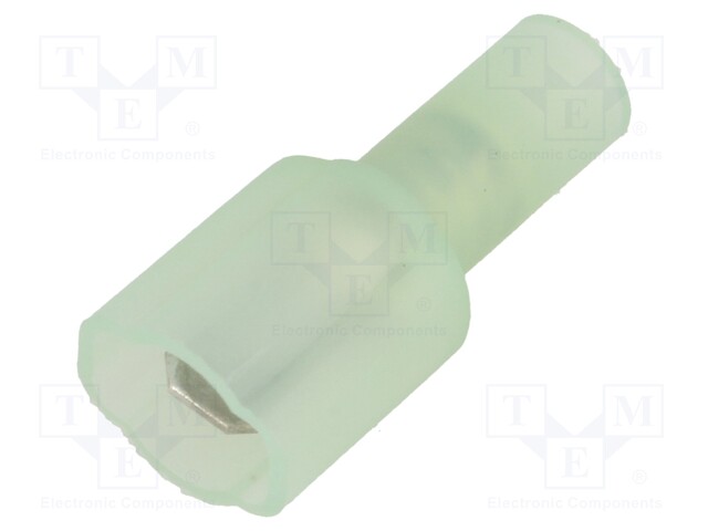 Terminal: flat; 4.8mm; 0.5mm; male; crimped; for cable; insulated