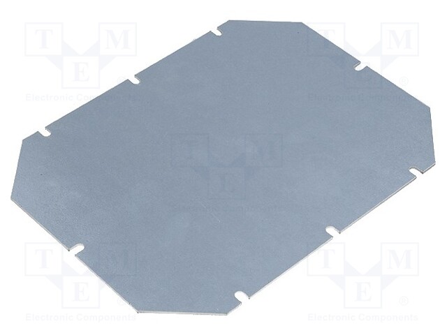 Mounting plate; zinc-plated steel; W: 210mm; L: 160mm; TA2419