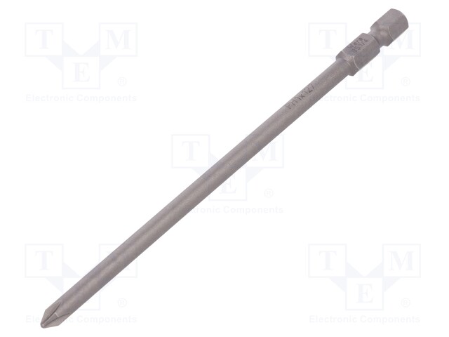 Screwdriver bit; Phillips; PH1; Overall len: 127mm