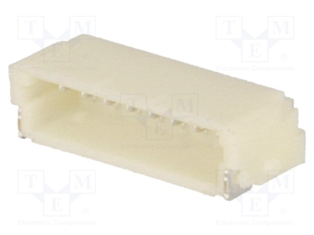 Socket; wire-board; male; 1mm; PIN: 8; SMT; 50V; 1A; tinned; 20mΩ