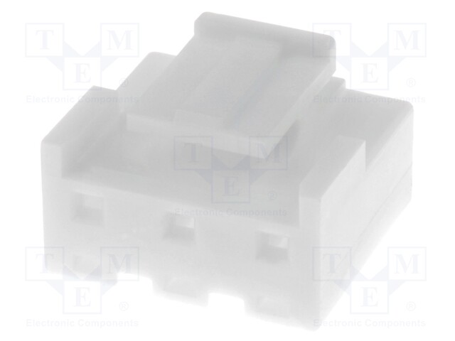 Plug; wire-board; female; 5mm; PIN: 3; Colour: white