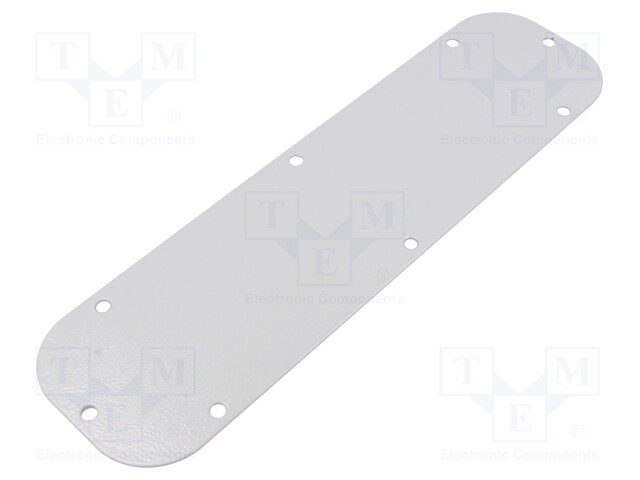 Cable gland plate; steel sheet; W: 330mm; D: 90mm