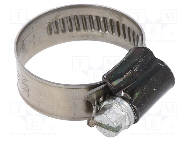 Worm gear clamp; W: 9mm; Clamping: 19÷29mm; steel; Man.series: ST