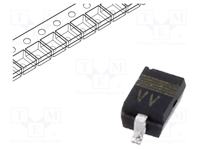 Diode: Zener; 230mW; 15V; SMD; reel,tape; SOD323; Ifmax: 200mA