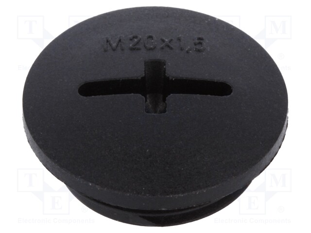 Stopper; M20; IP68; Mat: polyamide; black; Man.series: SKINDICHT®