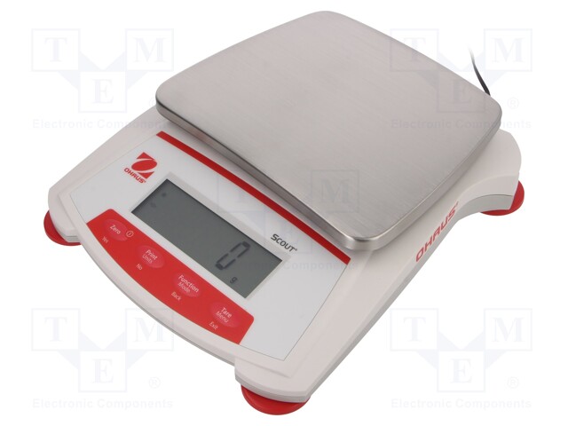 Scales; Scale load capacity max: 8.2kg; electronic; -10÷40°C