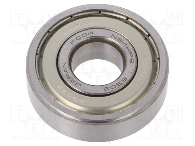 Bearing: ball; Øint: 17mm; Øout: 47mm; W: 14mm; bearing steel