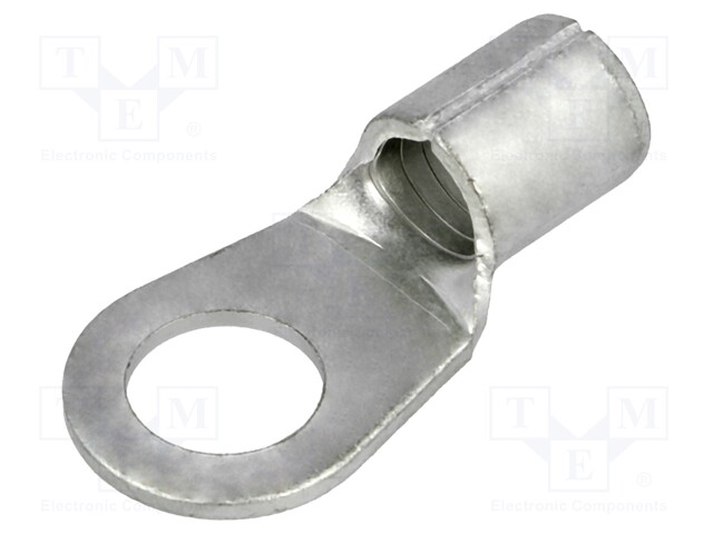 Ring terminal; M8; 16mm2; crimped; for cable; non-insulated; 8.4mm