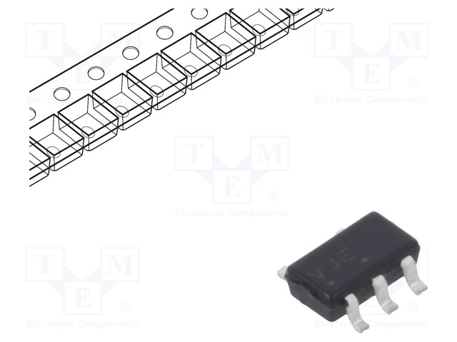 IC: digital; NOR; Channels: 1; IN: 2; SMD; TSOP5; Series: VHC; 2÷5.5VDC