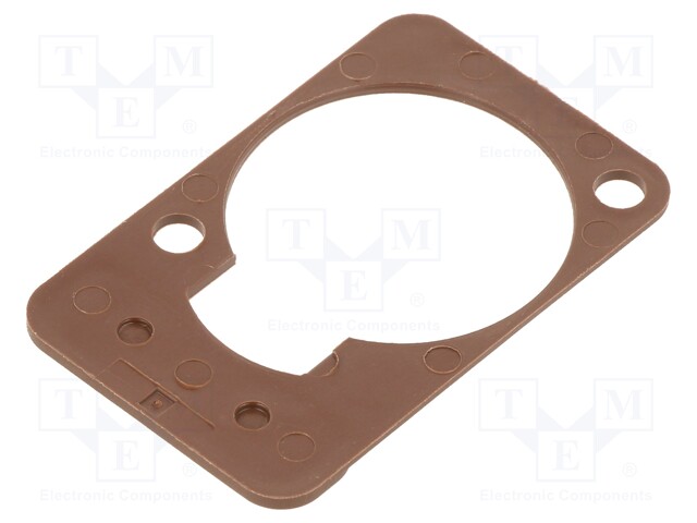 LETTERING PLATE BROWN