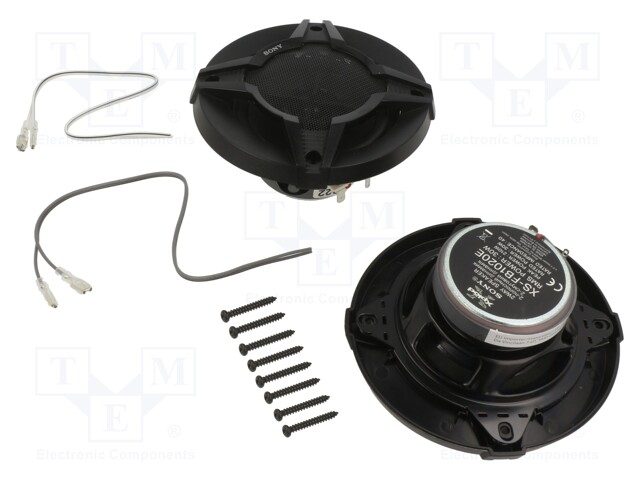 Car loudspeakers; two-way; 100mm; 30W; loudspeaker x2; 2pcs.