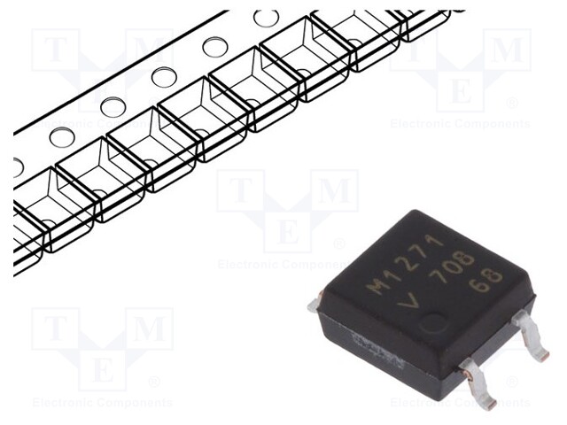 Optocoupler; SMD; Channels: 1; Out: MOSFET; 4.5kV; SOP4