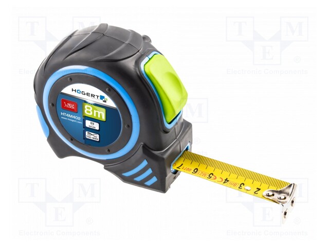 Measuring tape; L: 8m; Width: 25mm; Class: II