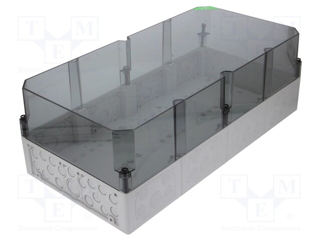 Enclosure: junction box; X: 300mm; Y: 600mm; Z: 209mm; polycarbonate