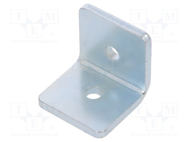 Angle bracket; for profiles; W: 40mm; H: 40mm; L: 40mm; steel