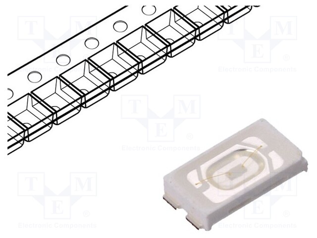 LED; SMD; 5630; blue; 5÷10lm; 5.6x3x0.8mm; 120°; 2.8÷3.6V; 150mA