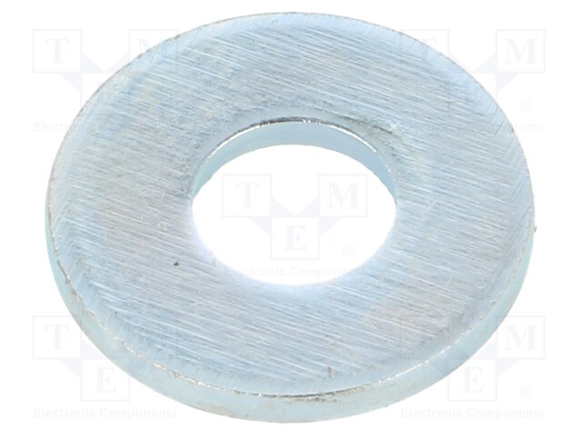 Washer; round; M6; D=16mm; h=1.6mm; steel; Plating: zinc; BN: 737