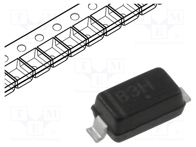 Diode: Schottky rectifying; SMD; 30V; 0.5A; Ufmax: 0.43V; SOD123