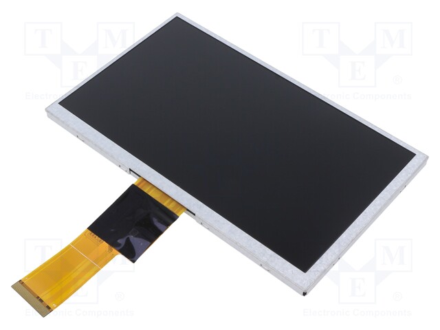 Display: TFT; 7"; 1024x600; Colour: RGB; Interface: DSI,MIPI