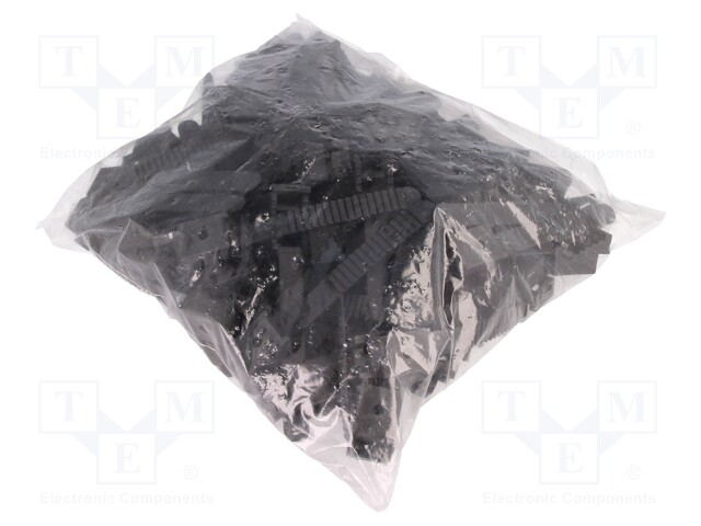 Cable strap clip; black; L: 100mm; 100pcs; Man.series: UP-30