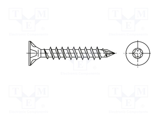 Screw; for wood