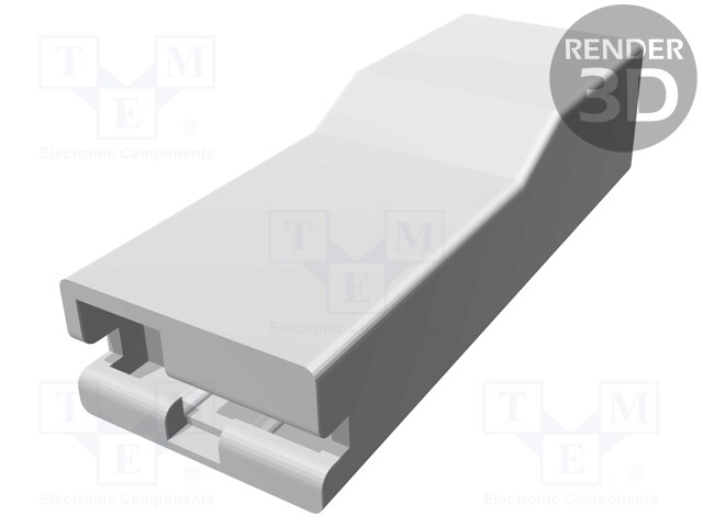 Terminals cover; female; PIN: 1