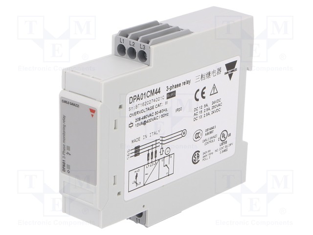 Module: voltage monitoring relay; phase sequence,phase failure