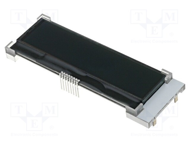 Display: LCD; alphanumeric; COG,FSTN Negative; 16x2; LED; PIN: 8