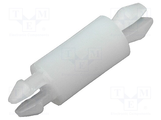 Assembly stud; polyamide; L: 7.9mm; latch/latch; Ø2: 3.18mm