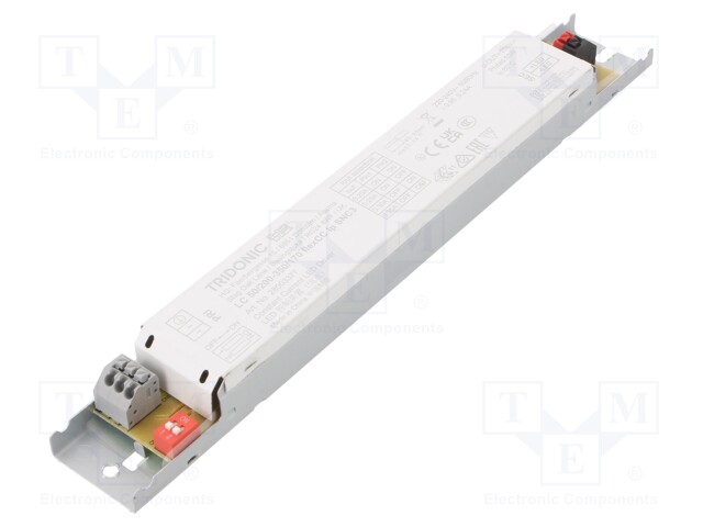 Power supply: switched-mode; LED; 50W; 72÷170VDC; 200÷350mA; 145g