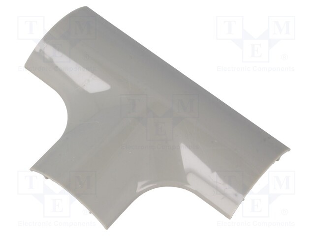 T-connector-cover; Colour: grey; Mat: ABS; UL94HB