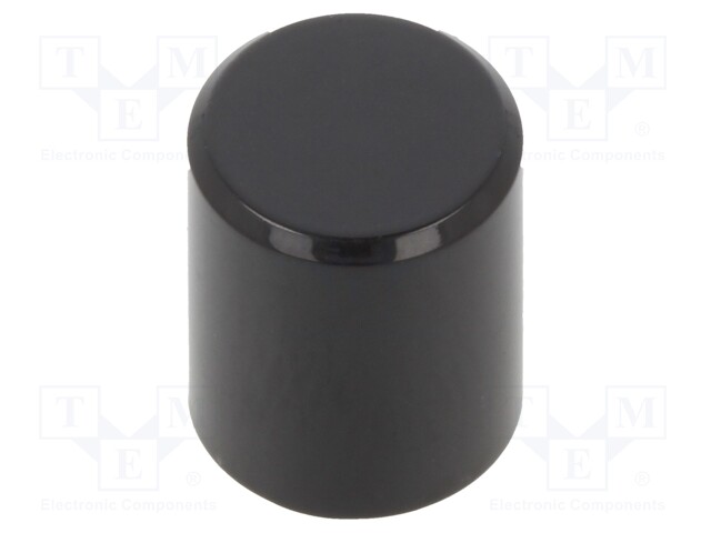 Button; round; black; Ø8.8mm