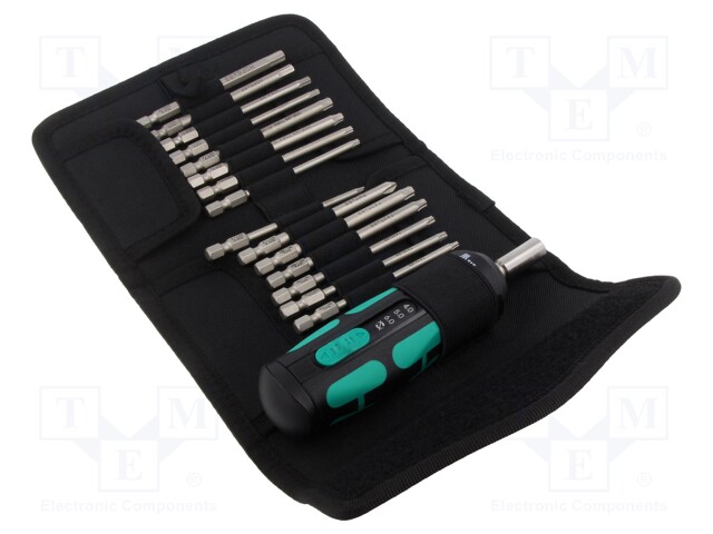 Kit: screwdrivers; torque; 16pcs.