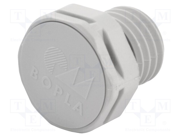 Pressure compensation device; IP69; light grey; Thread: M12