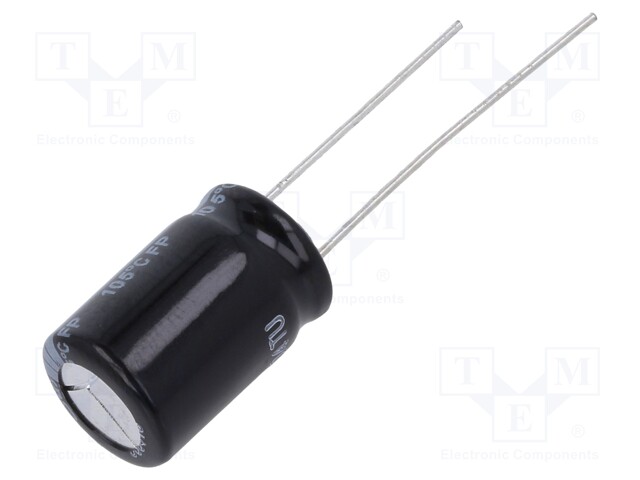 Electrolytic Capacitor, 680 µF, 25 V, FP Series, ± 20%, Radial Leaded, 4000 hours @ 105°C