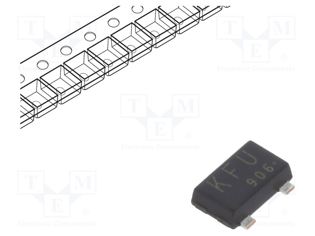 Transistor: N-MOSFET; unipolar; 60V; 6A; Idm: 24A; 2.4W; SOT23F