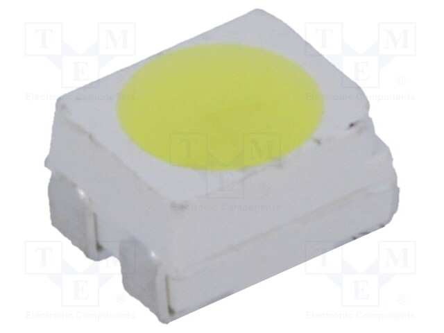 LED; SMD; 3528,PLCC4; white cold; 8÷12lm; 3600÷4800mcd; 120°; 50mA