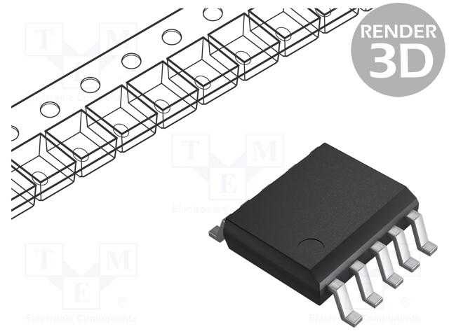 Transceiver, RS422 / RS485, 1 Driver, 3 V to 3.6 V, MSOP-10