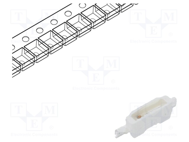 LED; SMD; 4008; yellow; 200÷400mcd; 4x0.8x1.4mm; 120°; 1.8÷2.4V